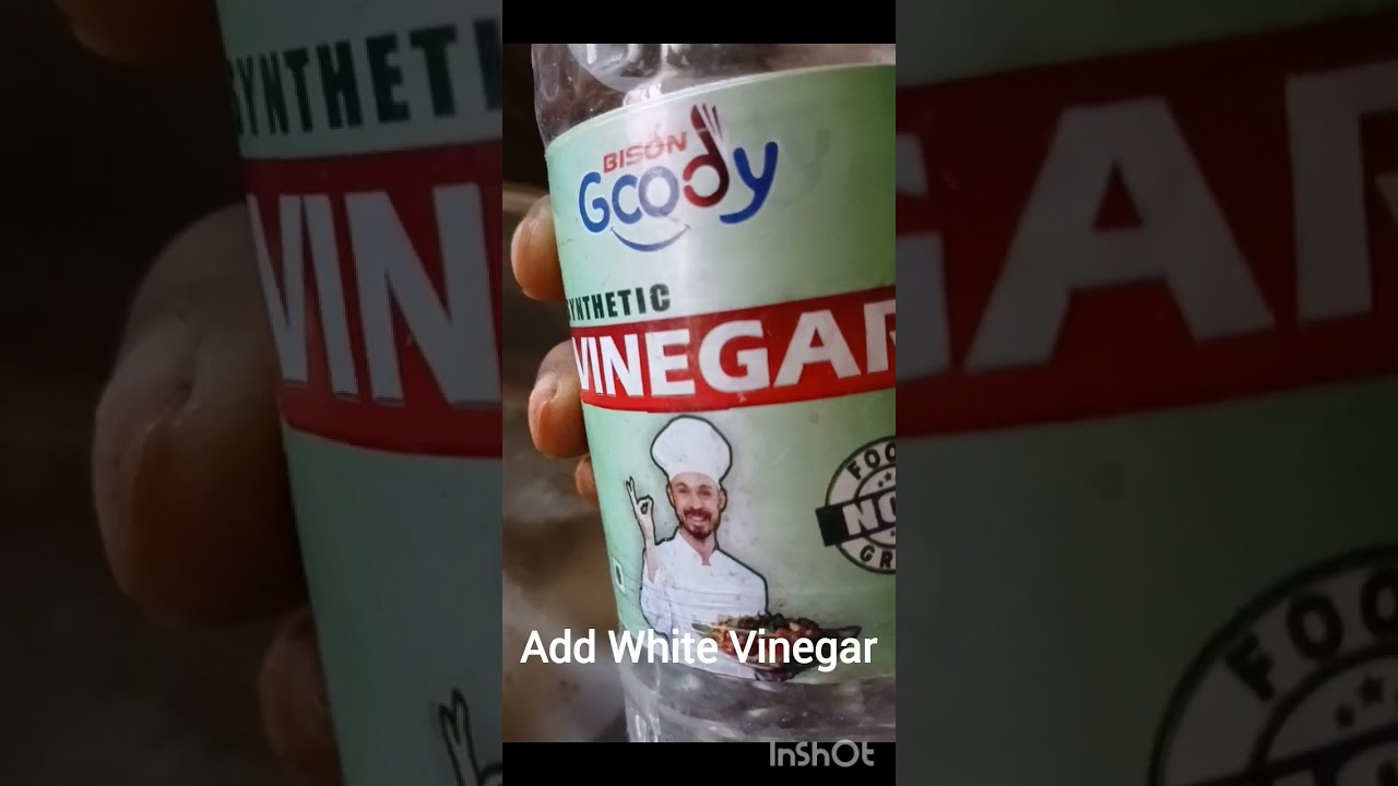 How to clean burnt pans or utensils using Vinegar, Baking soda, salt 
