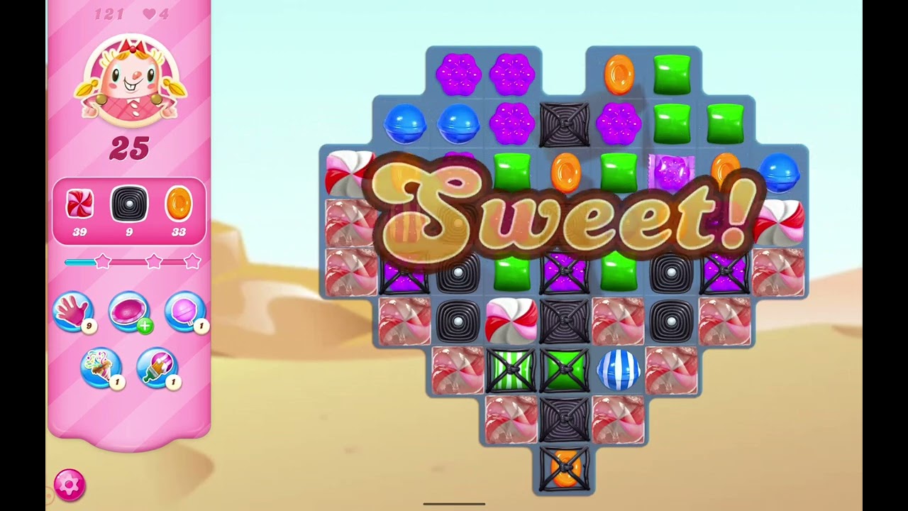 Candy Crush Saga Levels 119 To 124