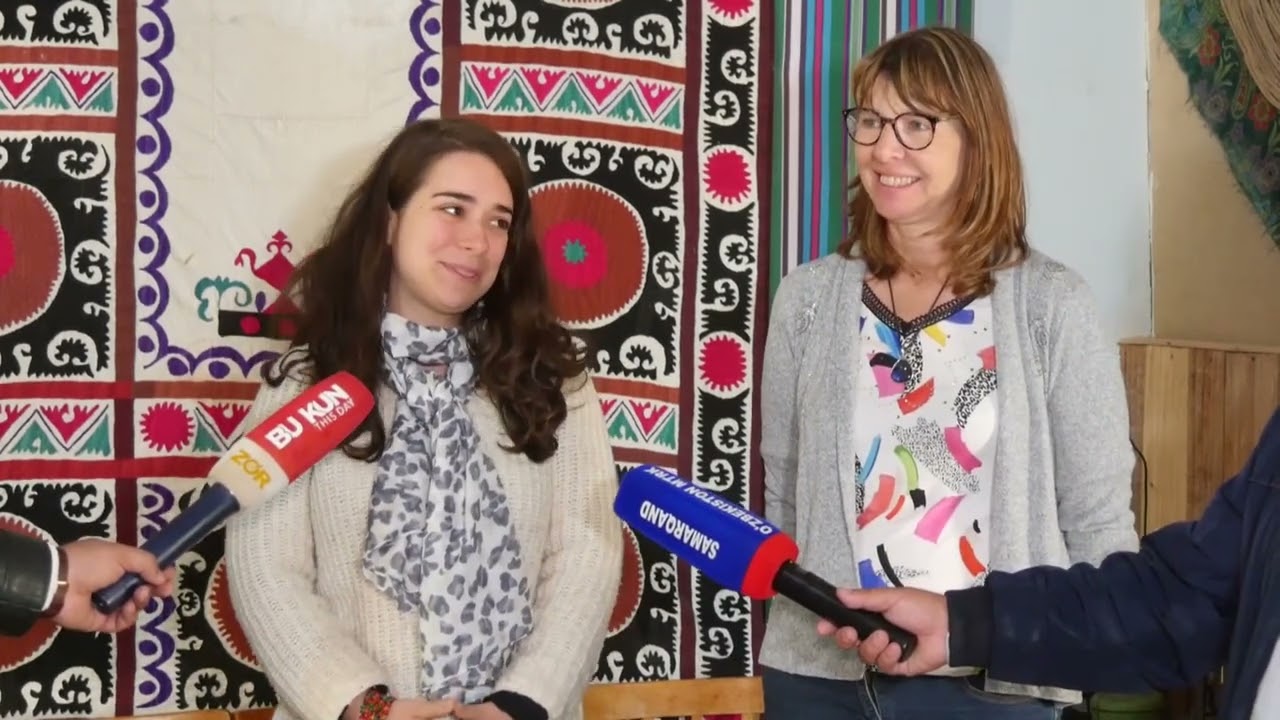 SAMARQAND Tersak turizm qishlog`i Fransiyalik mehmonlar