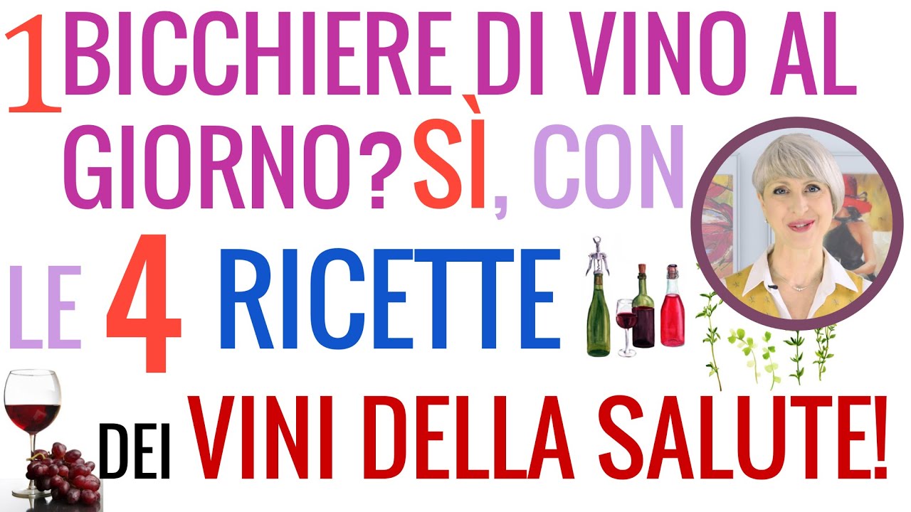 il VINO fa BENE? 4 RICETTE di ENOLITI, i VINI MEDICATI per DIMAGRIRE, PELLE, INSONNIA, BRONCHI