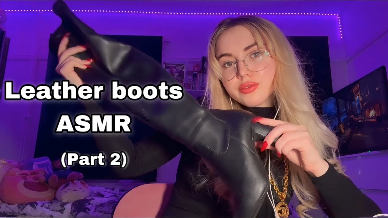 ASMR | Leather Boots Collection PART 2 | Soft Spoken, Shoe Tapping 👢✨