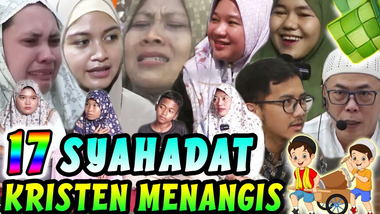 Orang-Orang Kristen Menangis Saat Syahadat Masuk Islam Bersama Dondy Tan - Selamat IDUL FITRI 2025