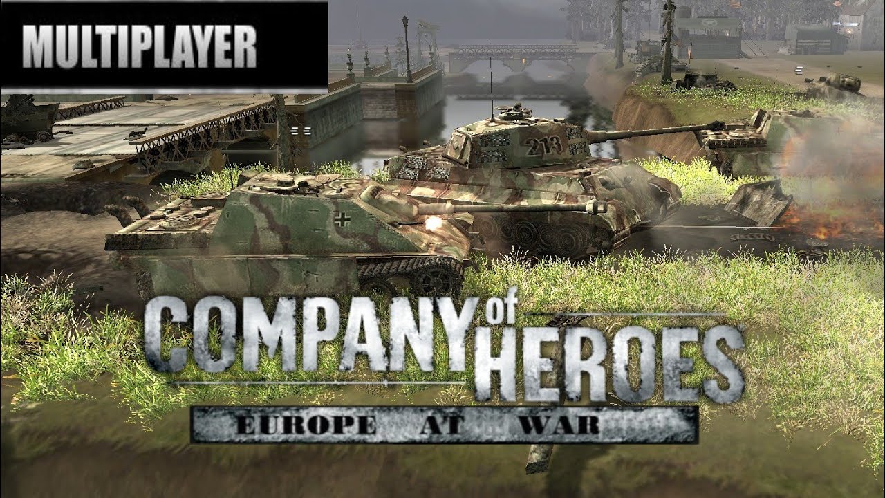 Company of Heroes Co-Op (Tiny Islands) 2vs3 Expert CPU [Europe At War mod]