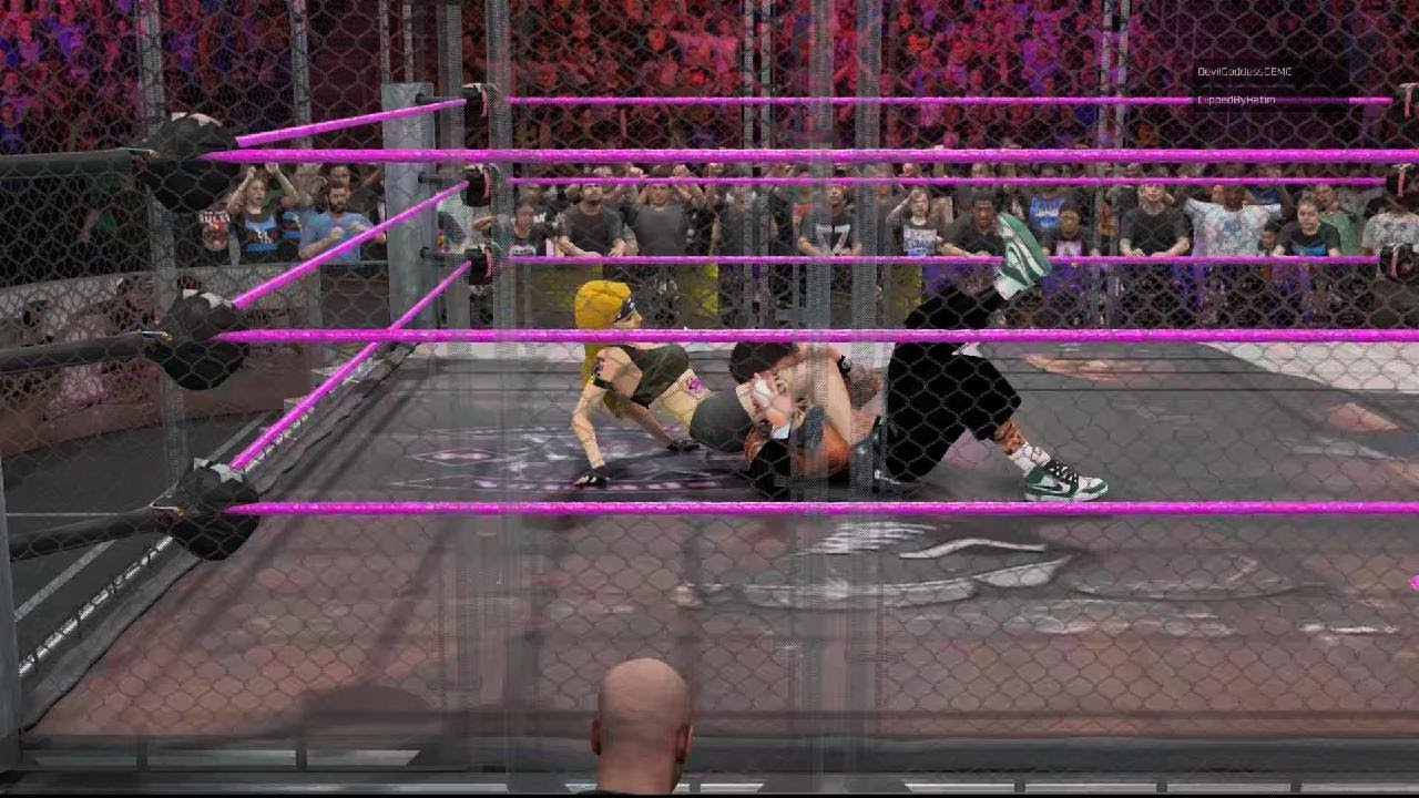 WWE 2K25 Jacqueline Mainville Vs Windham (Steel Cage) 2-15-26