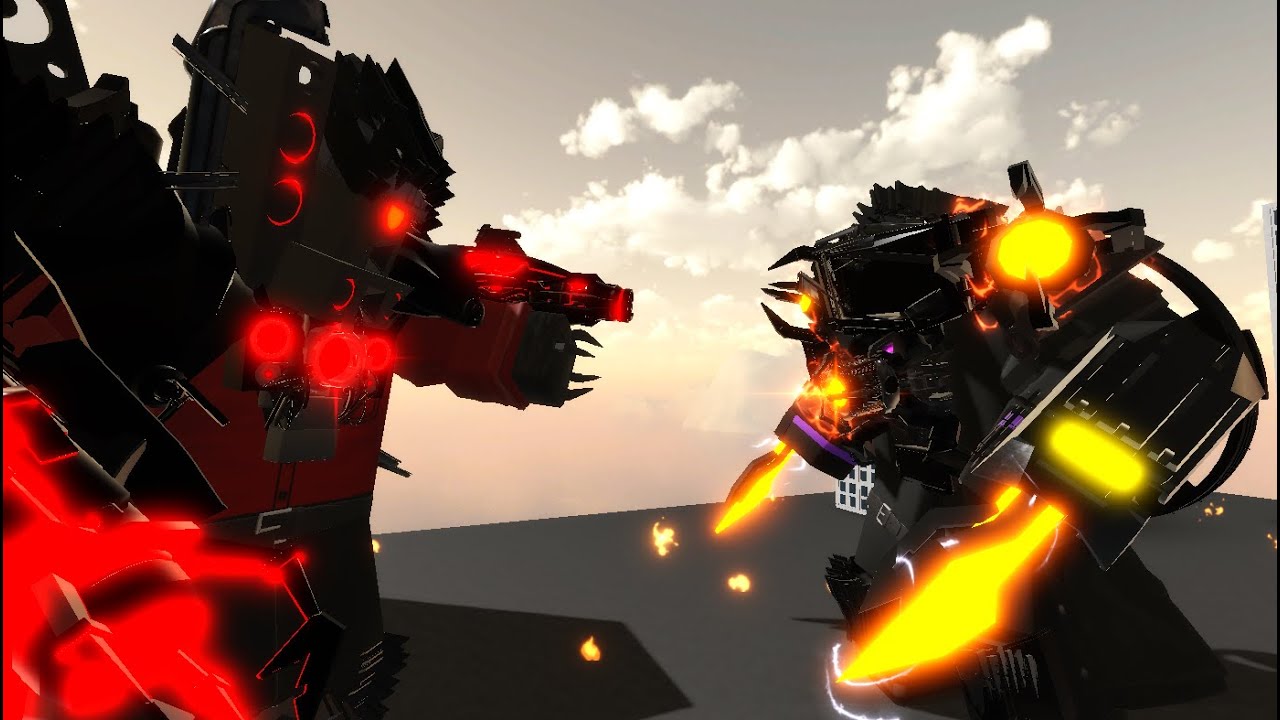 Watchman of Doom vs titan Speakerman (Moon Animator)