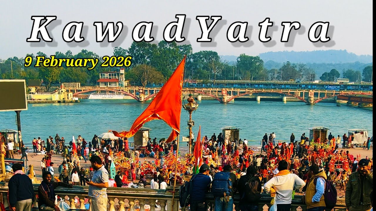 Kawad Yatra Haridwar Uttarakhand February 9, 2026