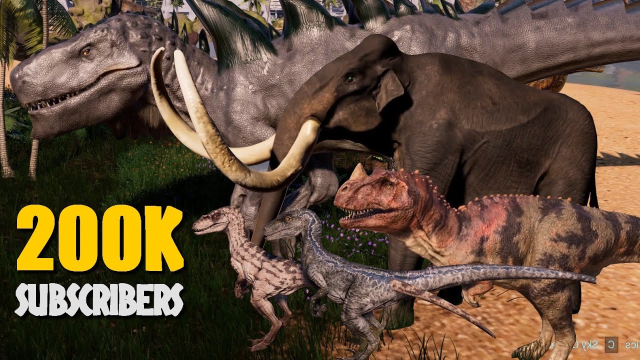200K Subscribers Special - Modded Battle Royale | Jurassic World Evolution Mods (4K 60FPS)