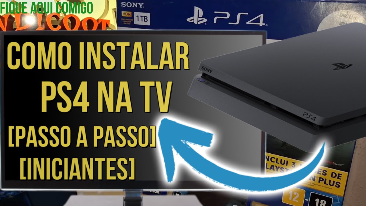 COMO LIGAR O PS4 NA TV SONY [INICIANTES]