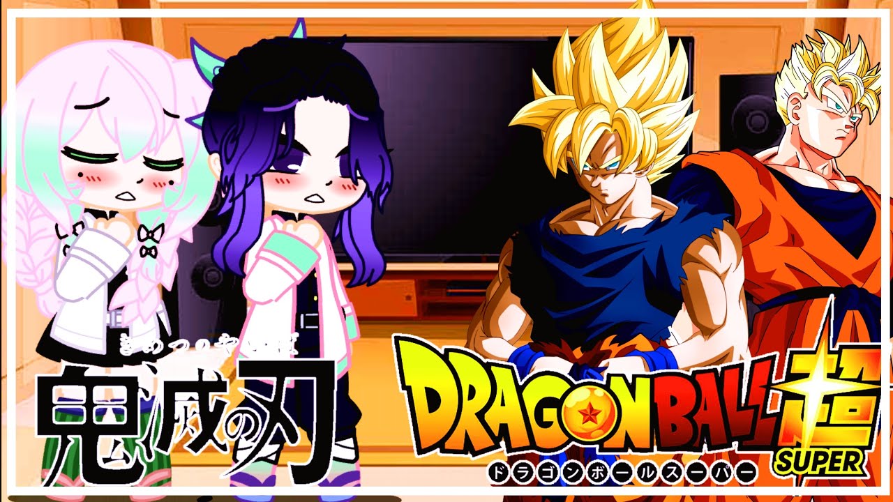 🍥🐲 Kimetsu No Yaiba Reaccionan Goku y Gohan del futuro 🐲🍥 - ❤️Gacha Club ❤️ (Ver hasta el final)