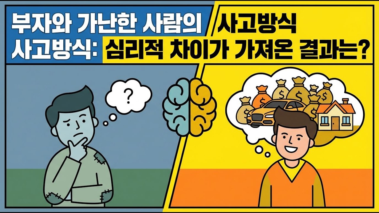 부와 빈곤, 결정적인 심리적 차이는?