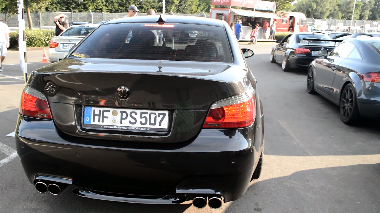 2x BMW M5 E60: LOUD Sounds! 5.8L Dinan Stroker & Custom