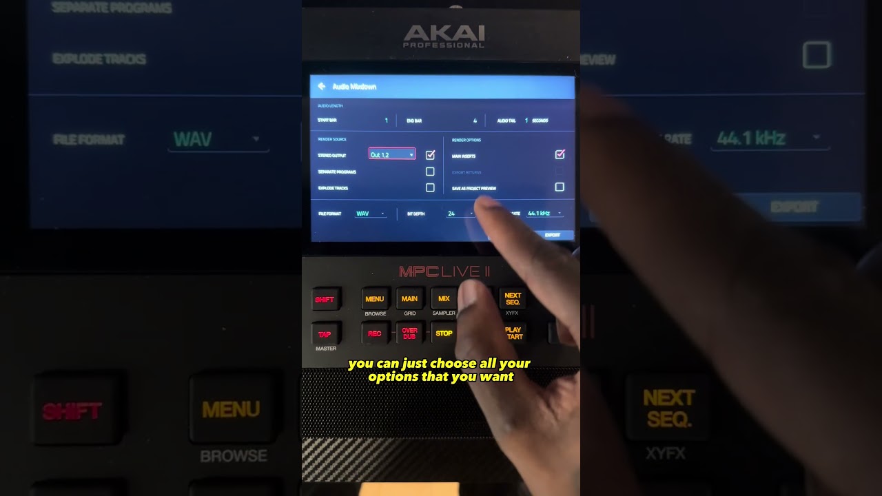 Как экспортировать свои биты на MPC
