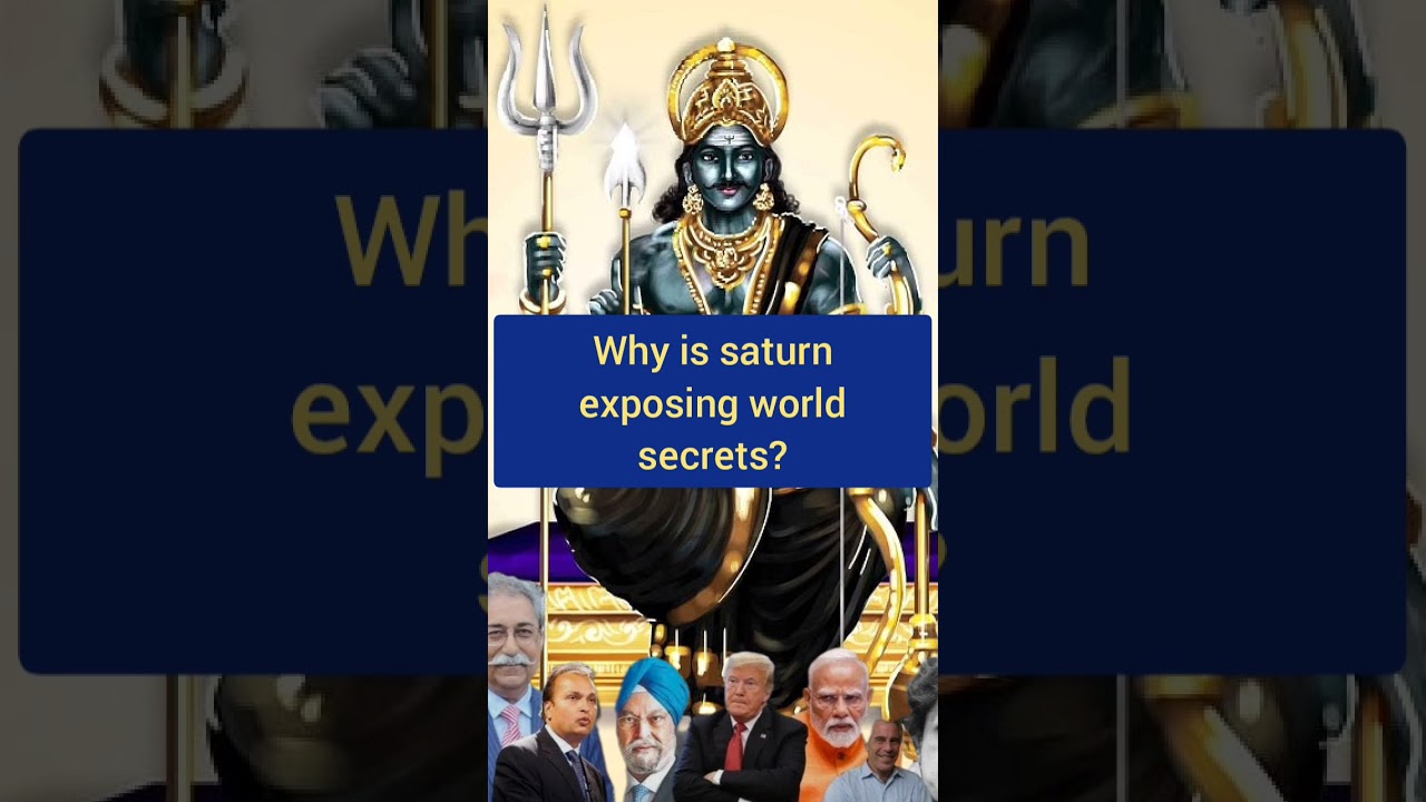 Why Saturn exposing world powerful people secret 😨#saturn #saturntransit2026#astrology #astrologycal