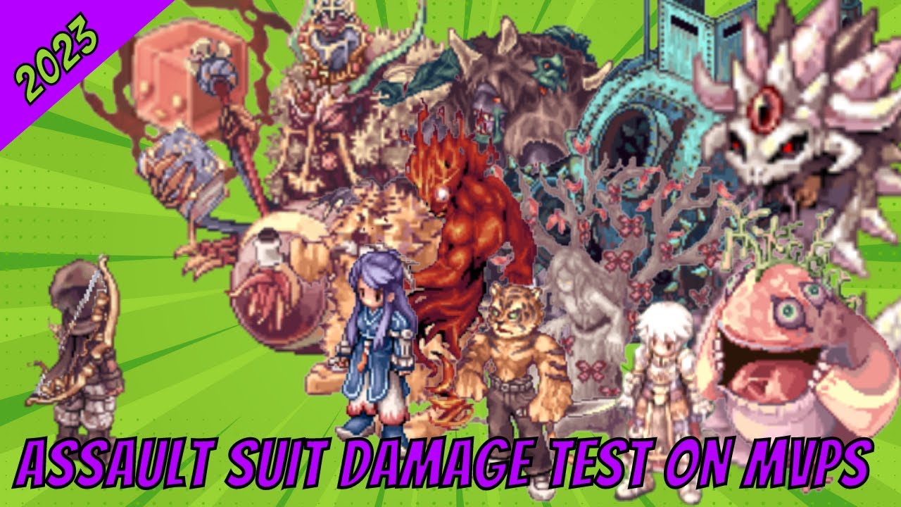 iRO Chaos - Arrow Storm Ranger - Assault Suit Damage Test on Instance MVPs (2023)