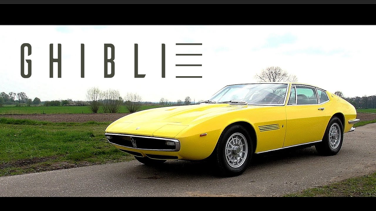 MASERATI GHIBLI 4.9 SS Super Sport 1970 Coupé - Test drive in top gear - V8 Engine sound | SCC TV