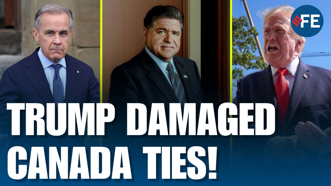 &lsquo;LASTING DAMAGE HAS BEEN DONE&rsquo; | Pritzker TORCHES Trump Over Canada Relations| Mark Carney, Illinois