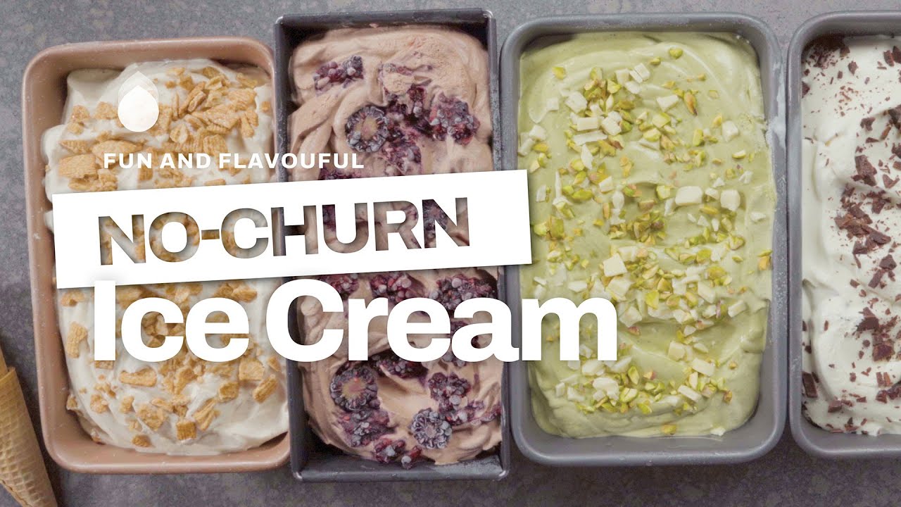 3 Fun and Flavourful No-Churn Ice Cream Recipes