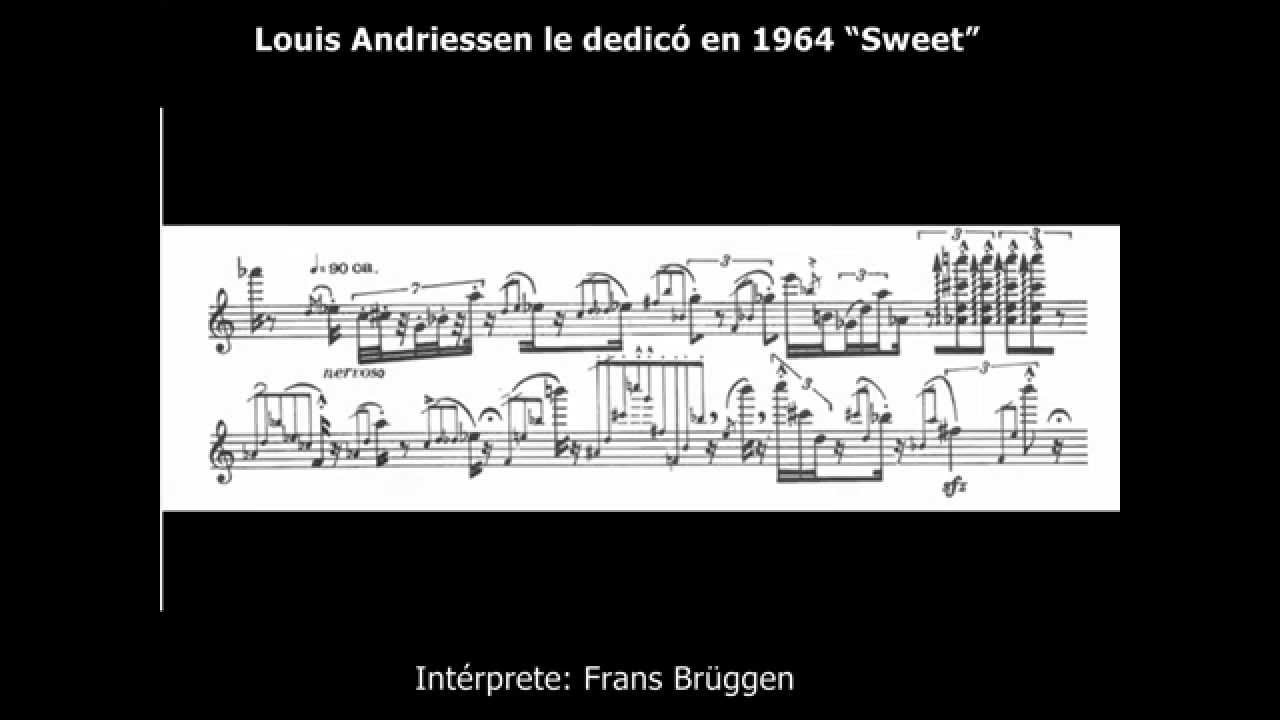 Frans Brüggen and the contemporary music (Berio, Andriessen, Shinohara and Ishii)
