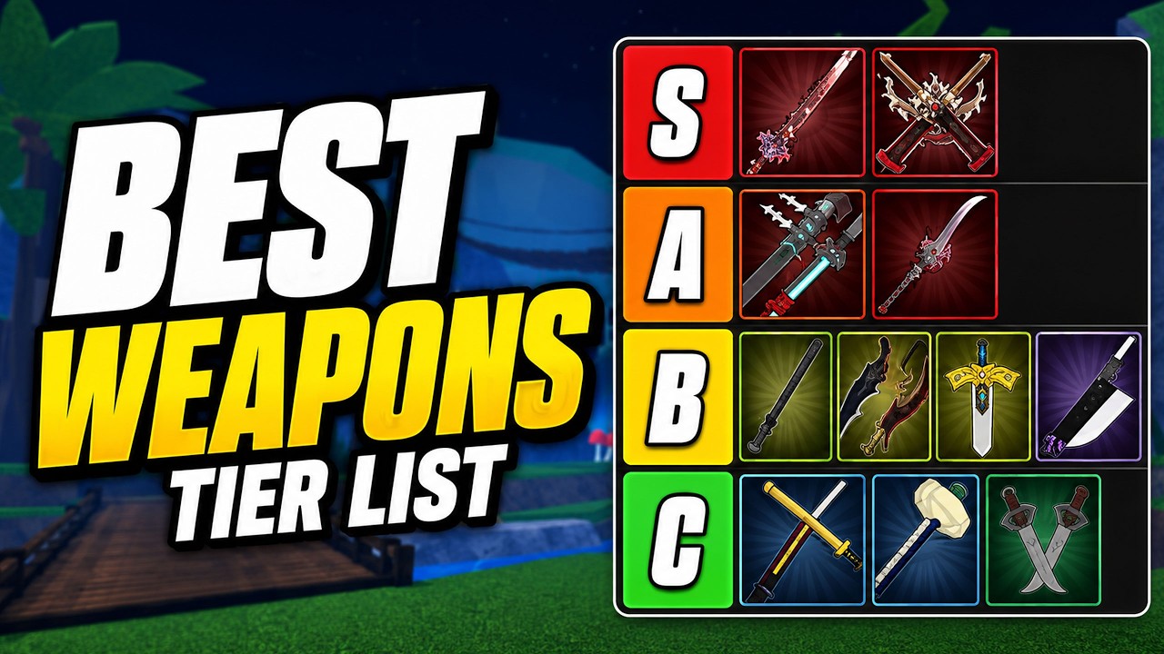 BEST WEAPONS TIER LIST in LINEAGE PIECE Roblox