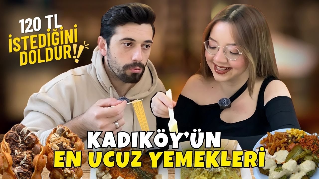 İSTANBUL’UN EN UCUZ YEMEKLERİ - KADIKÖY - #waffle #makarna #sokakyemekleri #enucuzyemekler