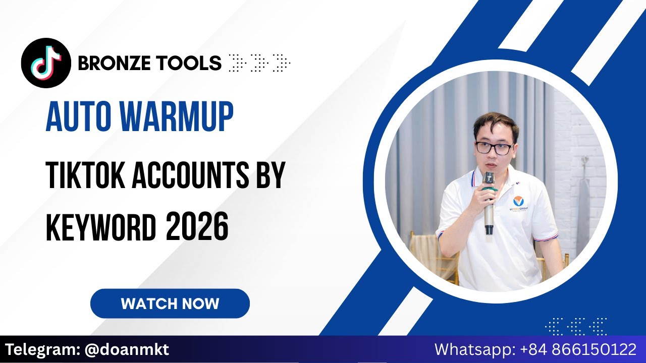 Auto Warmup Tiktok Accounts By Keyword 2026 | Tiktok Bot