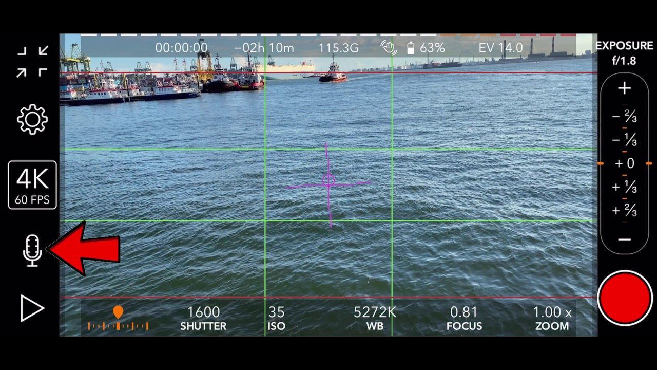 Video recording app for iPhone. ProMovie Recorder