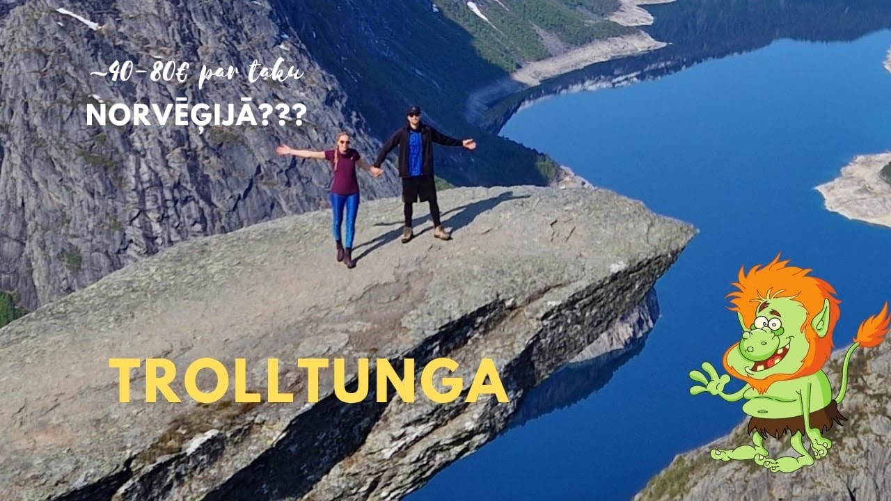 ~40-80 € par taku Norvēģijā?! Trolltunga!