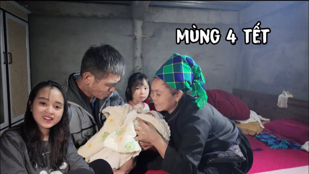 Mùng 4 Tết Khai Xuân  ￼. Lần Đầu Tiên Bố Mẹ Hé Lộ Cảm Xúc Làm Ông Bà Nội 