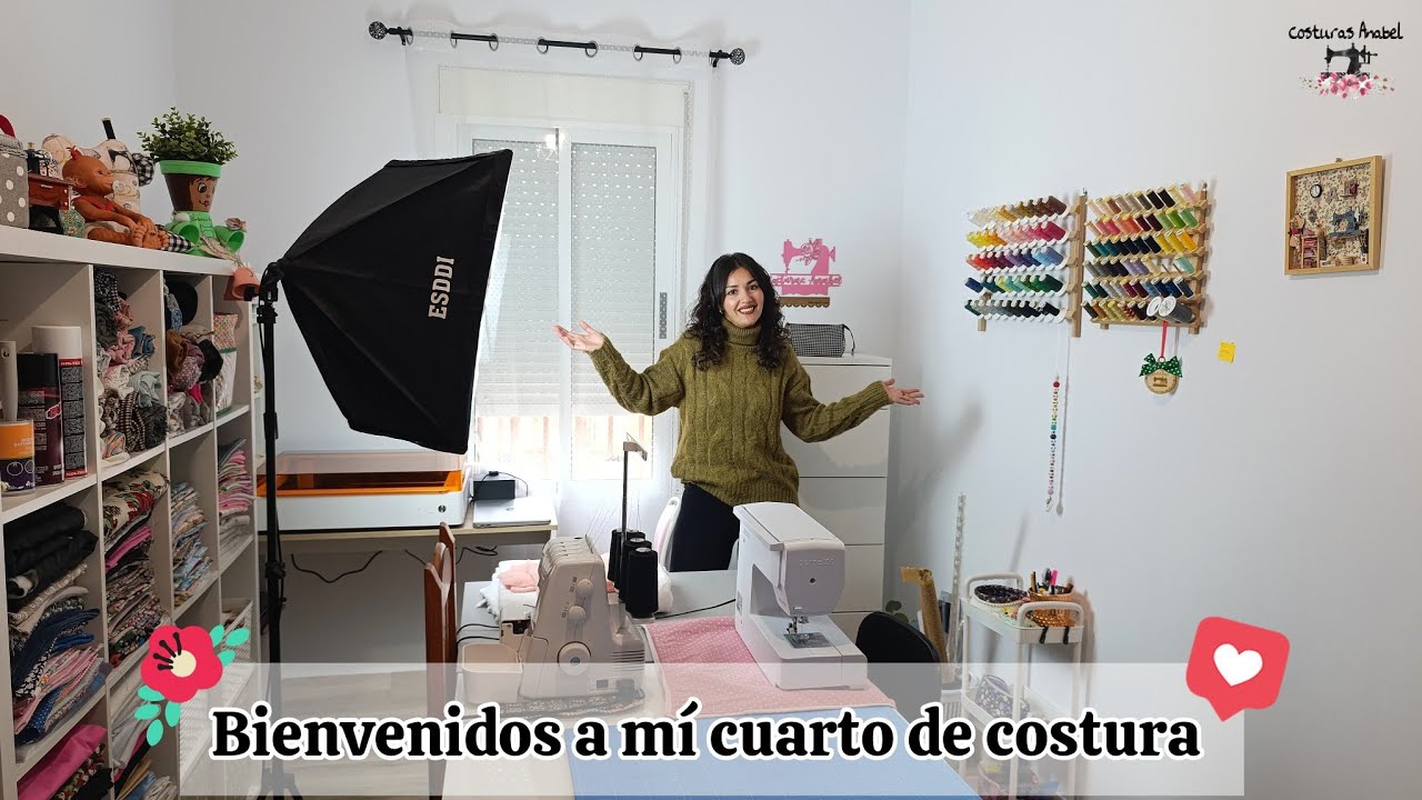Room tour de mi cuarto de costura 🧵| Os lo enseño todo 🤯 #costura #diy #handmade