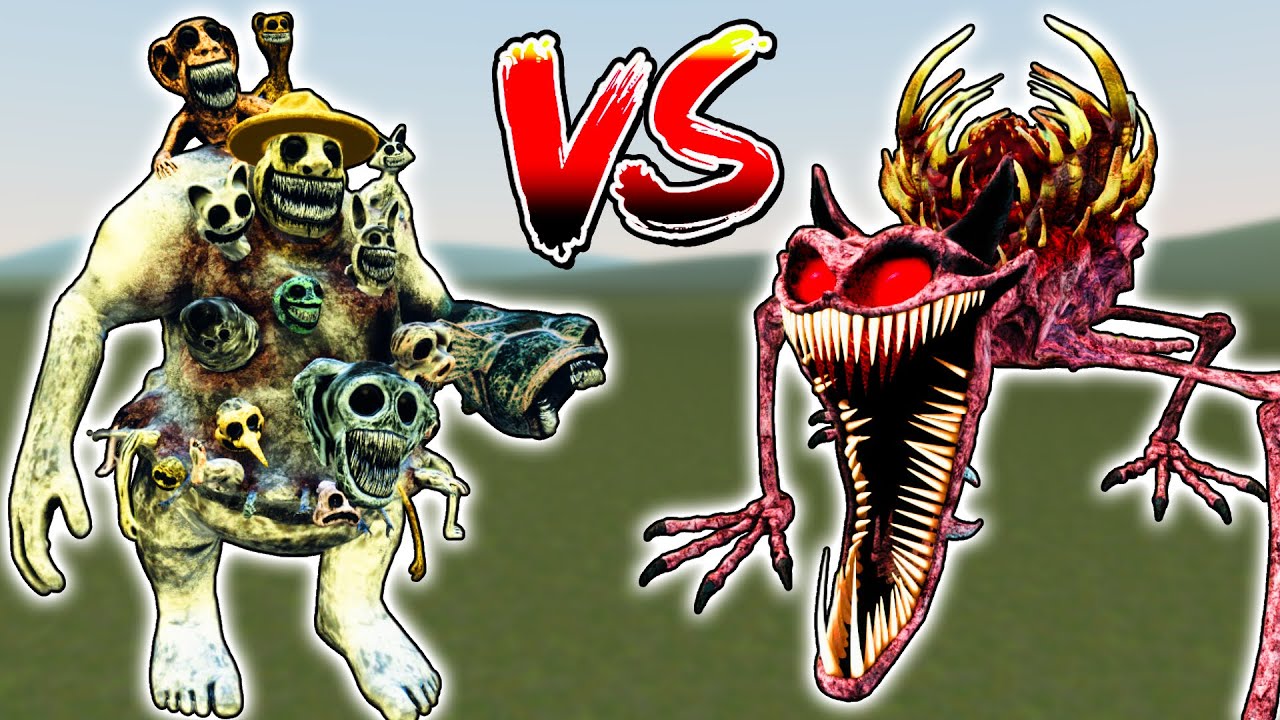ZOONOMALY BOSS VS POPPY PLAYTIME FAMILY in Garry's Mod