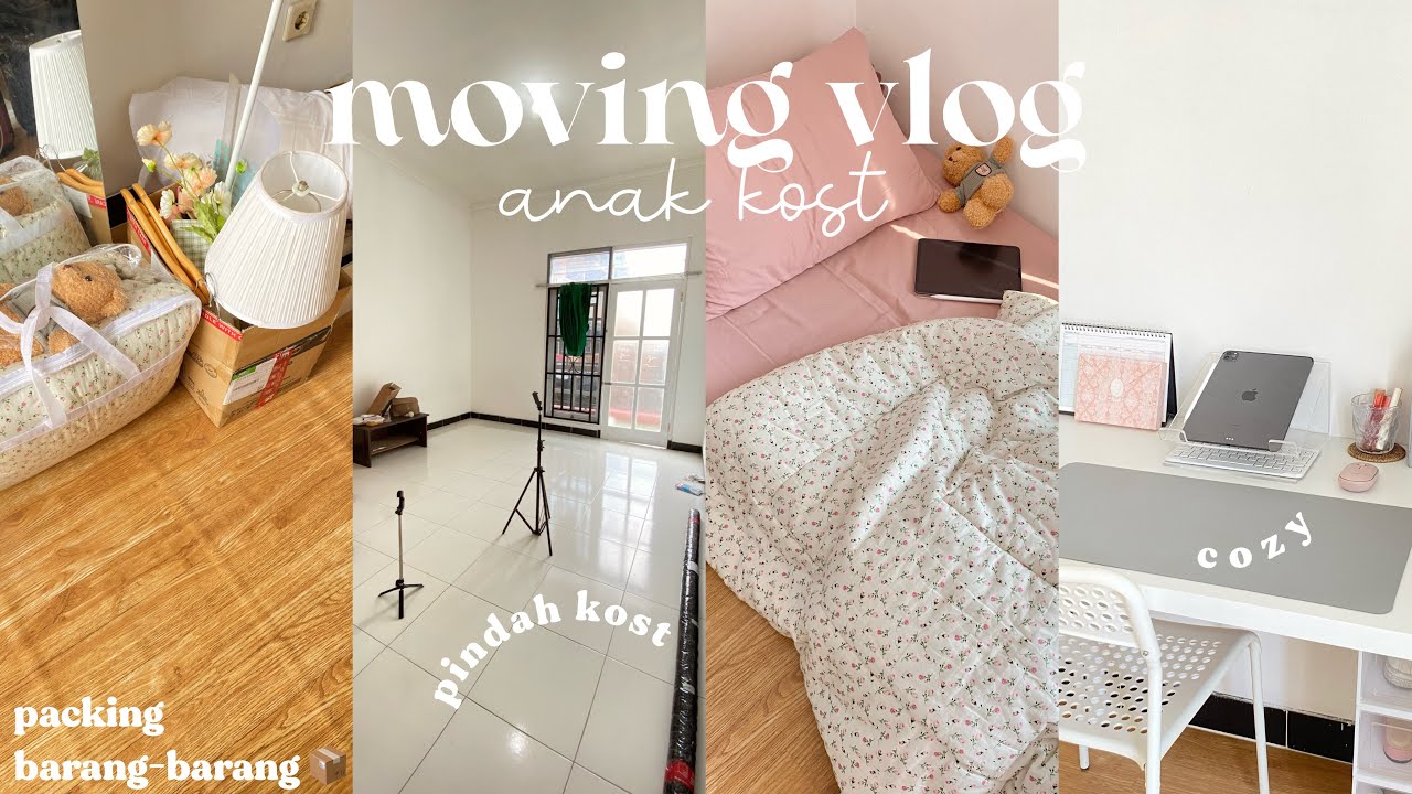 A DAY IN MY LIFE ANAK KOST! pindahan kost & beberes kamar kost