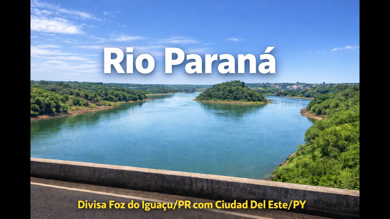 🌎 Viagem ao Paraguay 02/2026 📍 Cascavel e Foz do Iguaçu (Ponte da da divisa com o Paraguay)