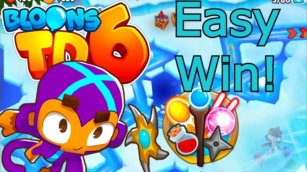 How to beat Frozen Over on Magic Monkeys Only! (No MK) Bloons TD 6