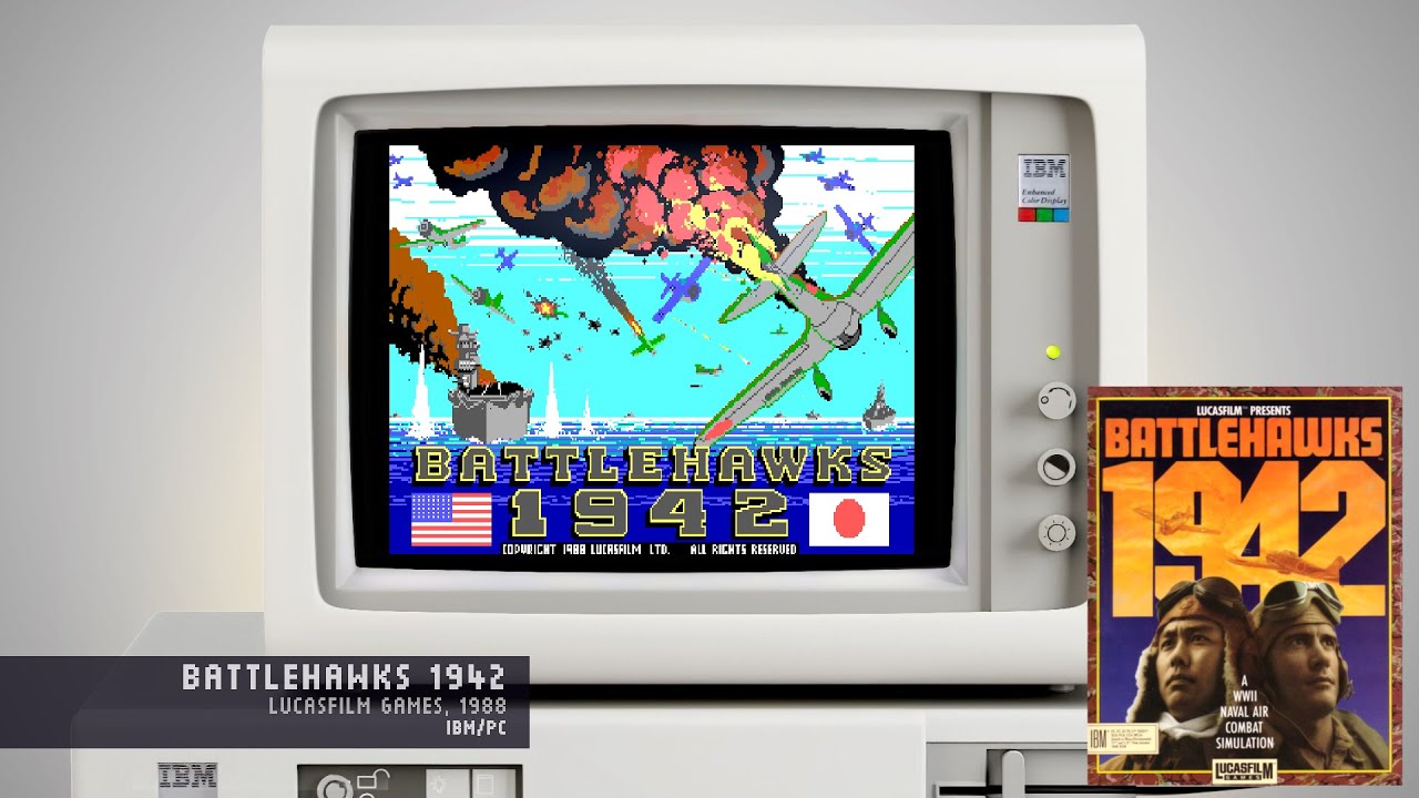 Battlehawks 1942 - Lucasfilm Games, 1988 - IBM/PC (4K)