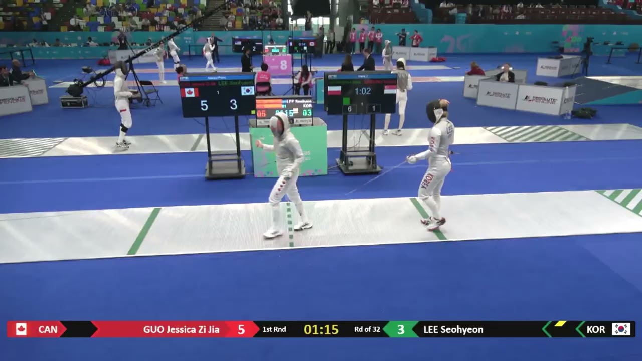 Wuxi Worlds 2025 JWF - L32 - Jessica Guo CAN v Lee Seohyeon KOR