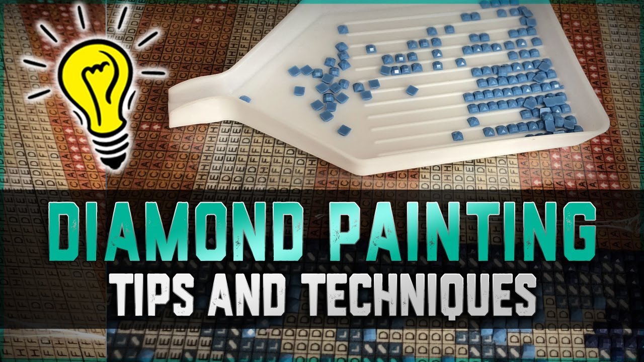 Diamond Painting Tips and Techniques | Learn how to Diamond Paint | 5 Amazing Diamond Painting Tips