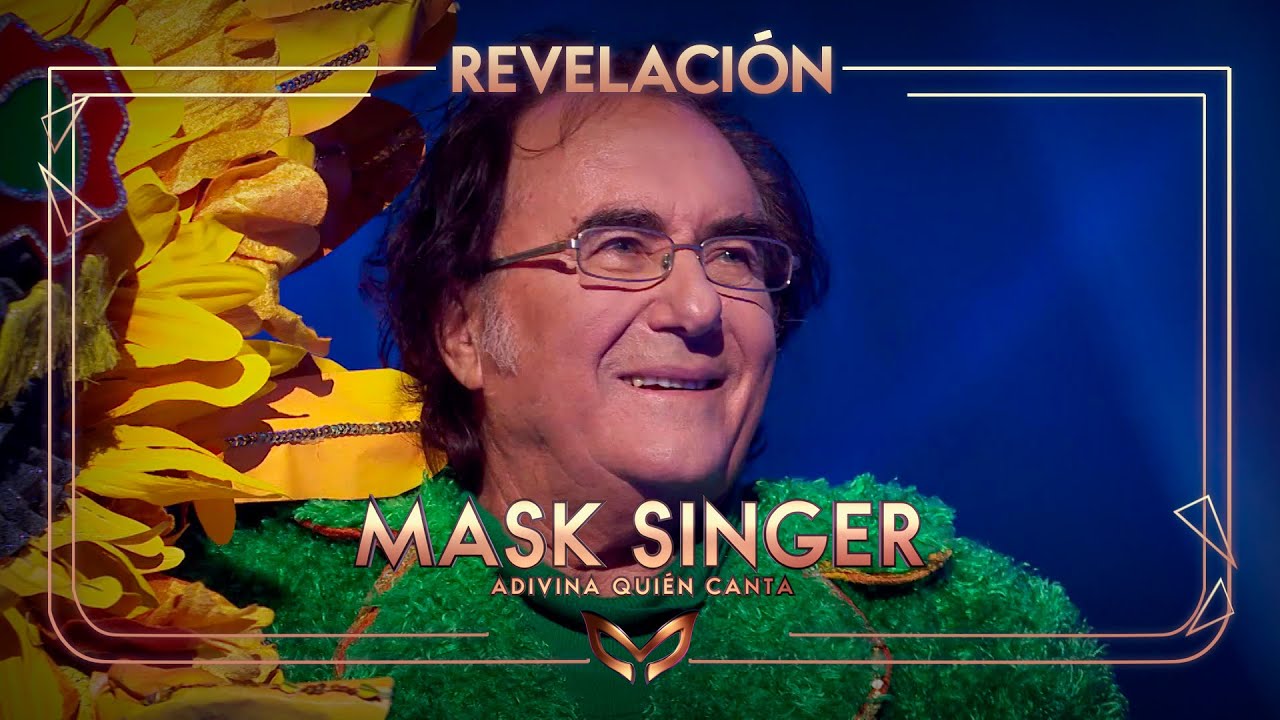 Al Bano, desenmascarado como el Girasol | Mask Singer: Adivina quién canta