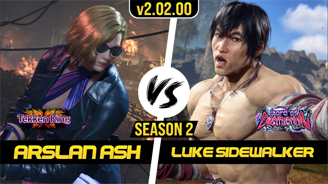 Tekken 8 | Arslan Ash (Nina) VS Luke Sidewalker (Law)