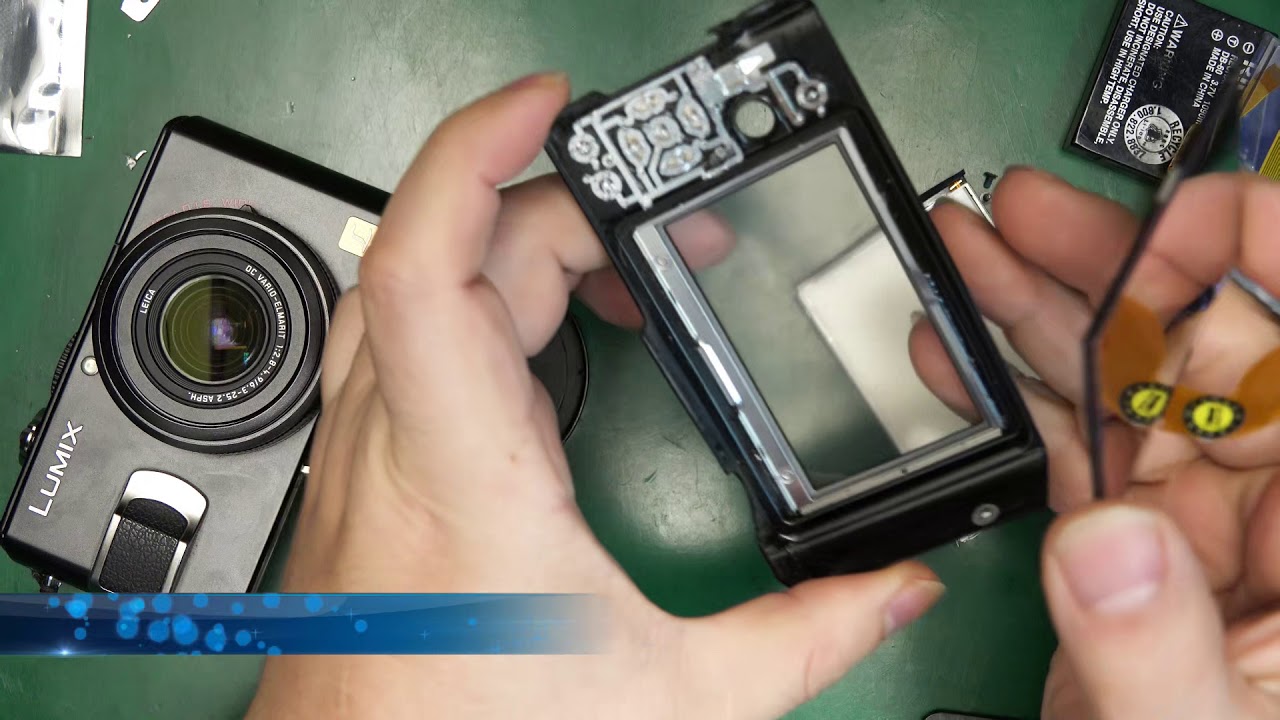 Panasonic DMC-LX2 Austausch defekt LCD Kaputt Display Reparartur | Kamera-Station.de