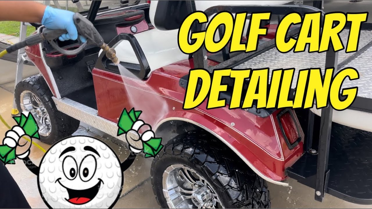 Golf Cart DETAILING | Day In The Life Of A Mobile Detailer