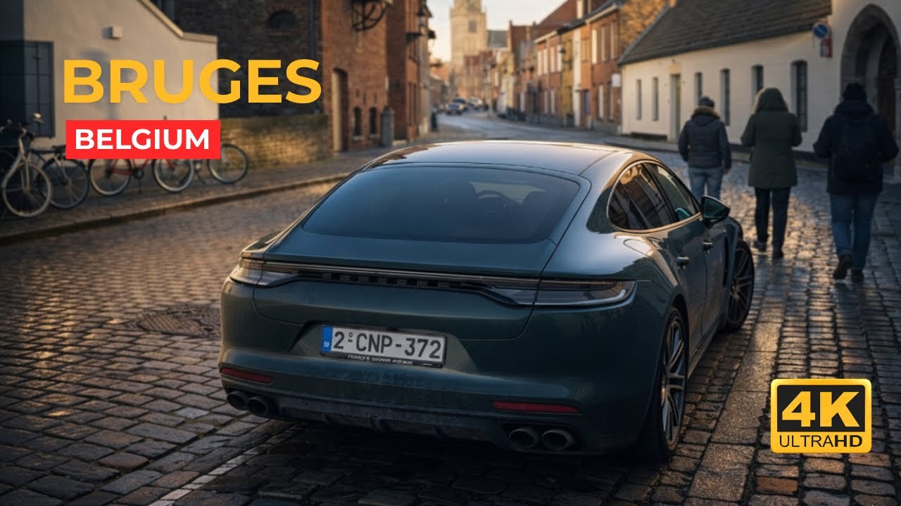 Belgium in Winter 🇧🇪 Bruges Walking | 4K 60fps