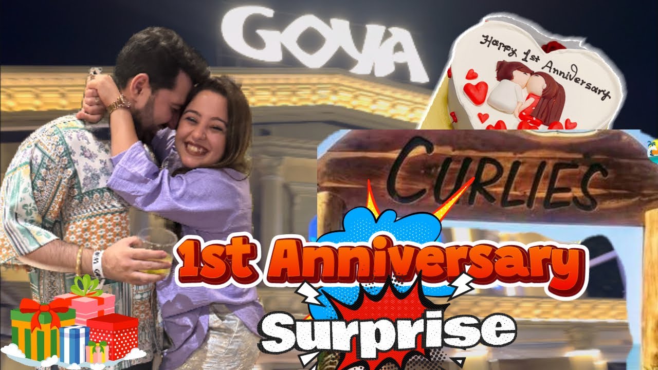1st Anniversary SURPRISE in Goa! ❤️🎁 | Goya Nightclub + Curlies Beach Day 4 | Ayushi ki Duniya Ep-22