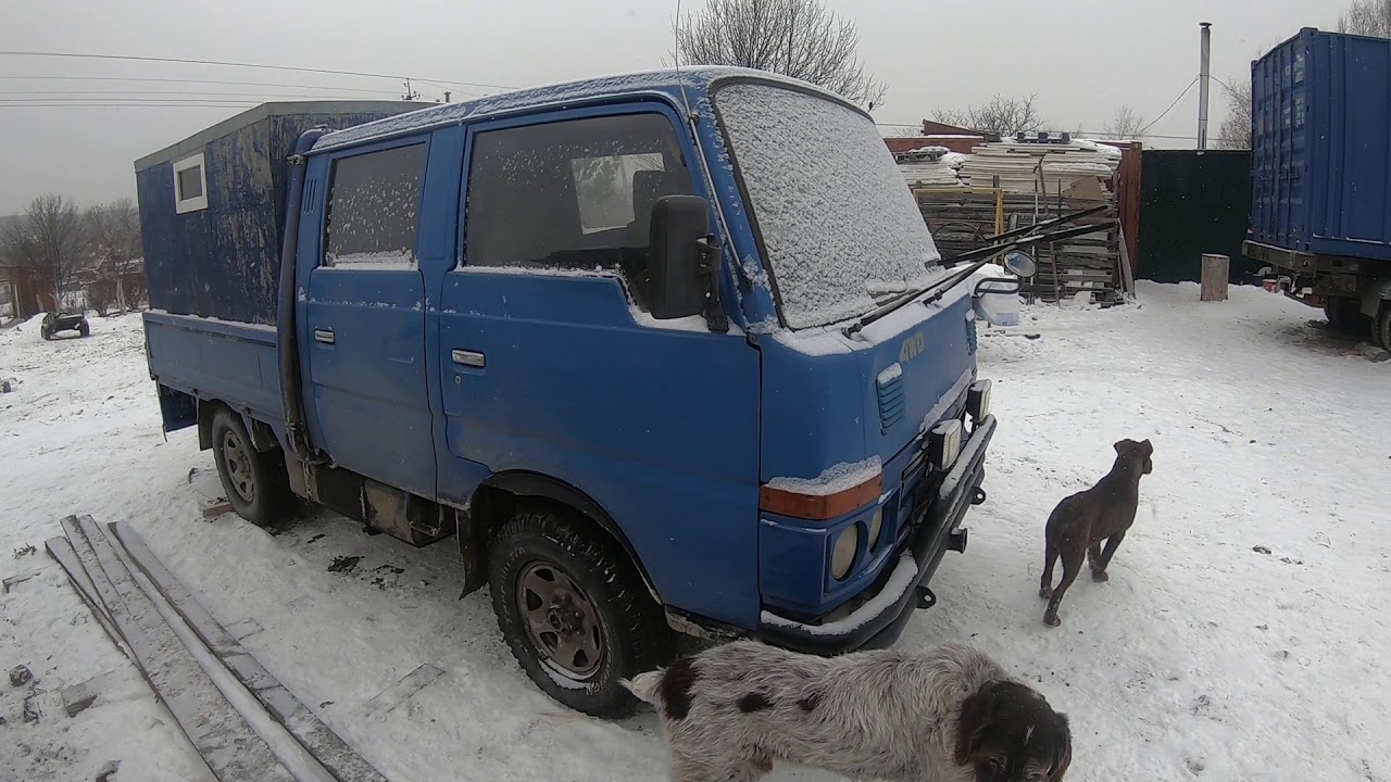 Обзор Ниссан Атлас 4wd, 1991 года выпуска. Грузовчёк для рыбалки.
