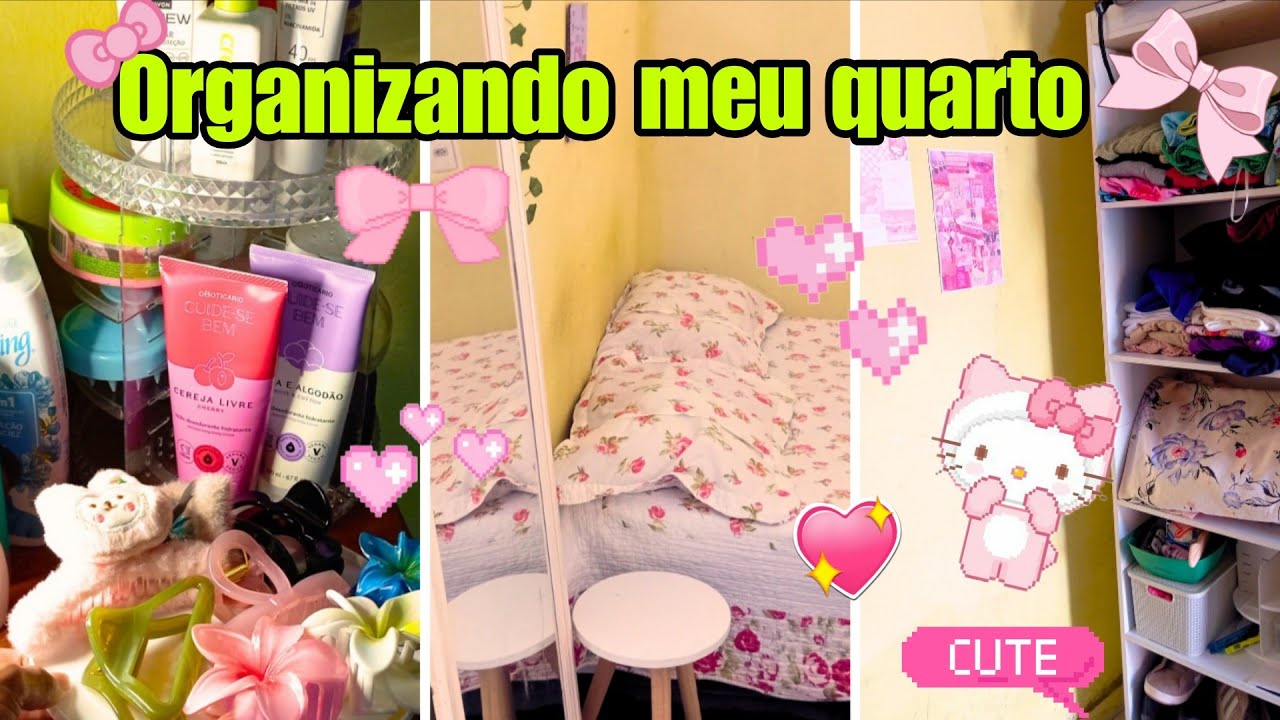 Arrumando meu quarto | faxina + organização
