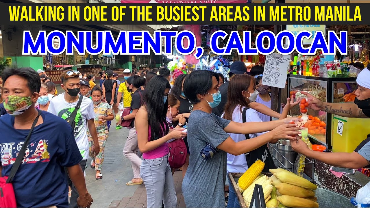 Walking in MONUMENTO CALOOCAN CITY - One of the Busiest Areas of Metro Manila | BUSY LIFE IN MANILA!