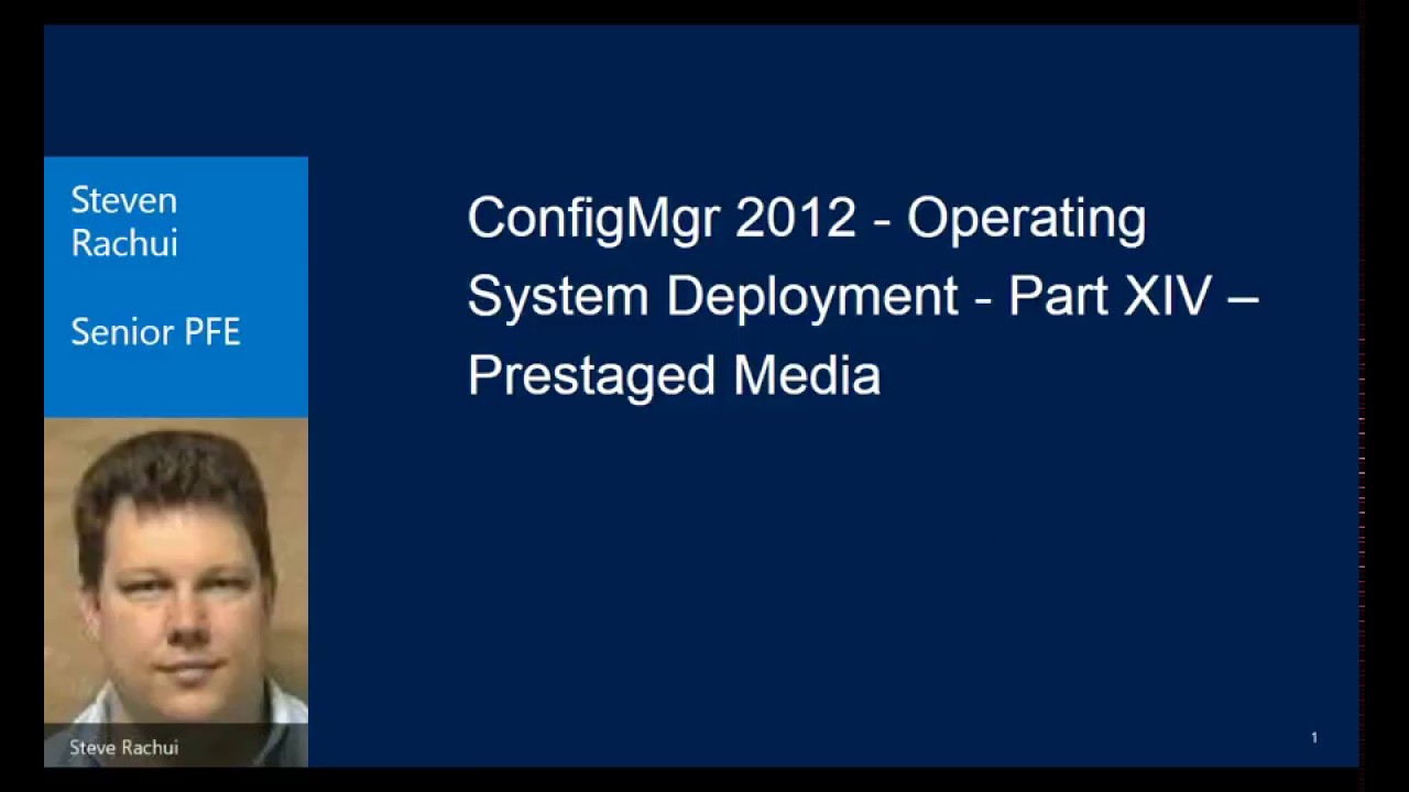 ConfigMgr 2012   Operating System Deployment   Part XIV   PreStaged Media