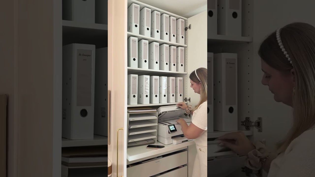 Tips & tricks on how to organize your paperwork really well 📁🖊️#paperwork #orderlove #fyp