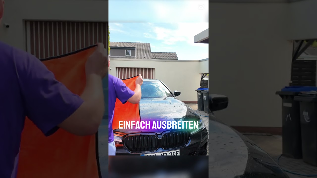 XXL Auto Trockentuch 60x90 cm! Mega Wasseraufnahme! #automobile