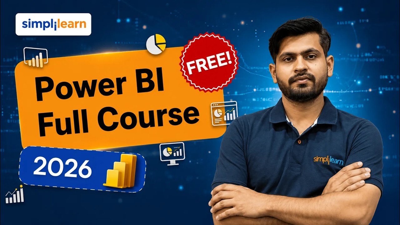 Power BI Full Course 2026 [FREE] | Power BI Tutorial For Beginners | PL - 300 Training | Simplilearn