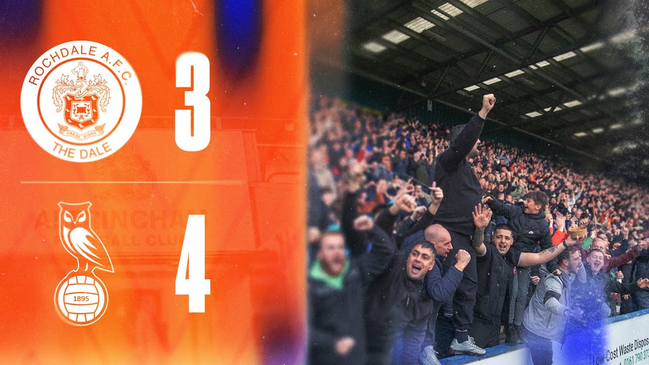 📺 HIGHLIGHTS - Rochdale 3 Latics 4